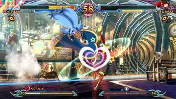 BlazBlue - Chrono Phantasma Extend (USA) screen shot game playing